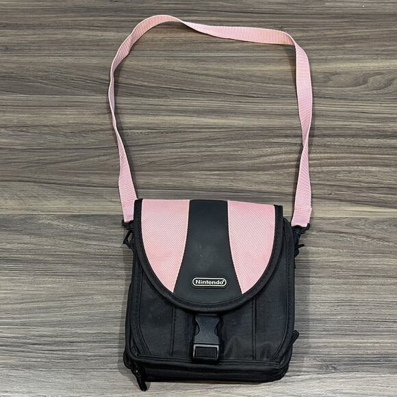 Vintage Pink And Black Nintendo DS Carrying Case ALS Industries - Picture 2 of 16